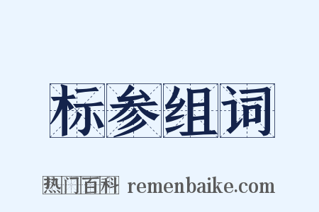 标参组词是什么意思的图片